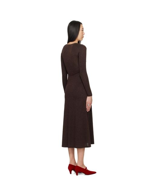 Beaufille Black Baes Midi Dress