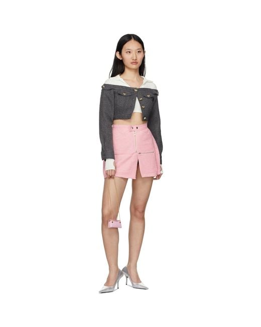 BONBOM Black Cropped Off Shoulder Jacket