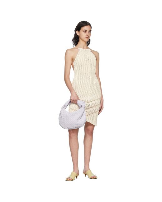 Bottega Veneta Black Cotton Mini Dress