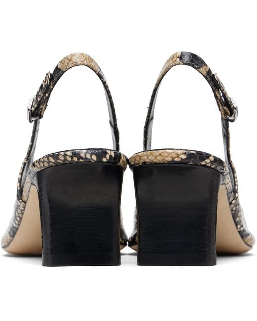 Aeyde Black Liza Heels