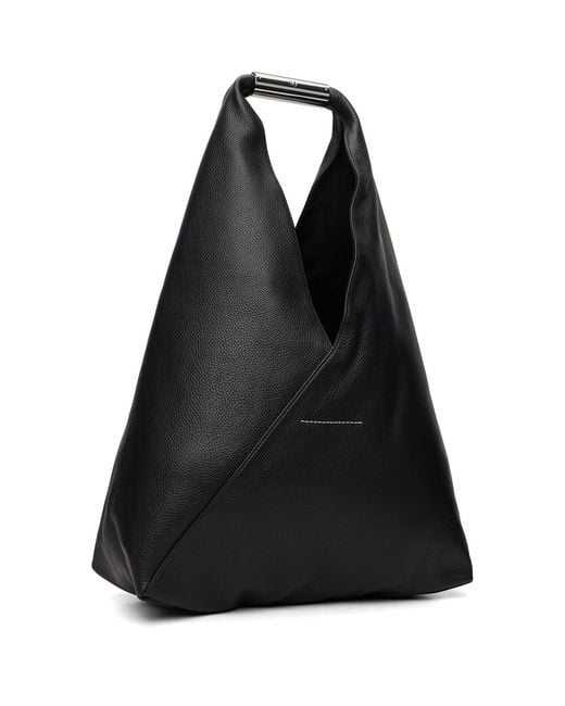 MM6 by Maison Margiela Black Jewel Handle Classic Tote for men