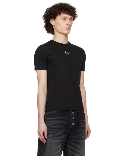 THUG CLUB Black Tc Slim T-Shirt for men
