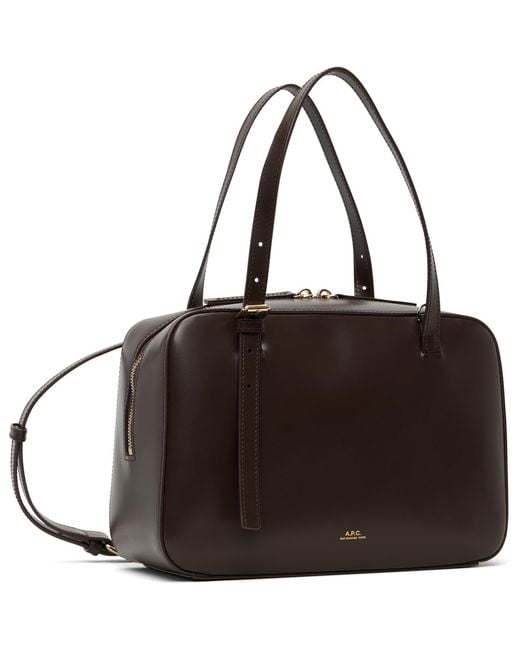 A.P.C. Black Virginie Box Bag
