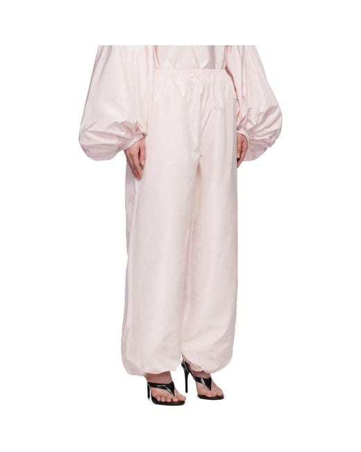 Alaïa Pink Balloon Trousers
