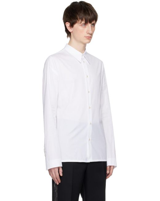 SAPIO White Vented Shirt for men