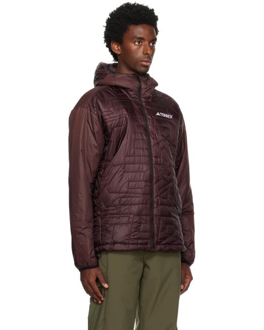 Adidas Originals Red Brown Insulated Jacket for men