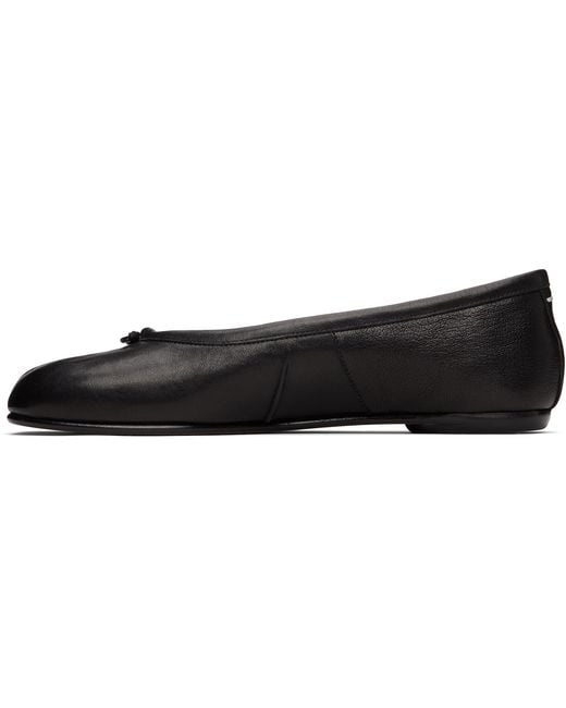 Maison Margiela Black Tabi Ballerina Flats for men