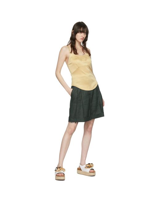 Maiden Name Black Ssense Exclusive Tan Naomi Camisole