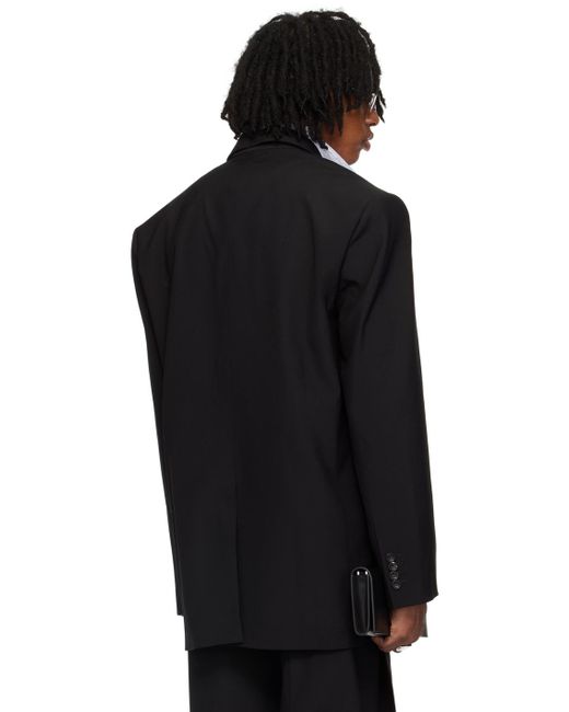 Y. Project Black Pinched Blazer for men