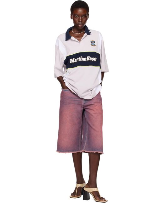 Martine Rose レディース レッド Ssense限定 グレー オーバーサイズ
