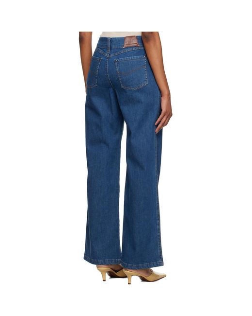 Subtle Le Nguyen Blue On-Ward Jeans