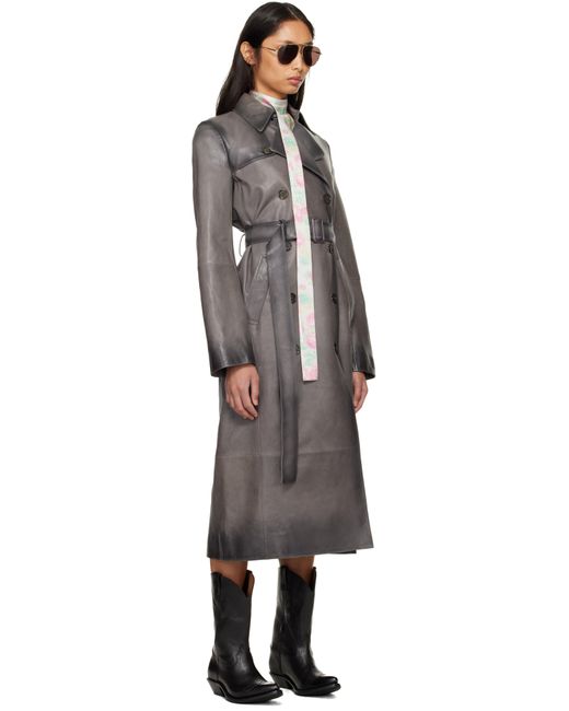 Acne Studios トレンチコート ベルト付き XS カーキ ベルト付 Acne