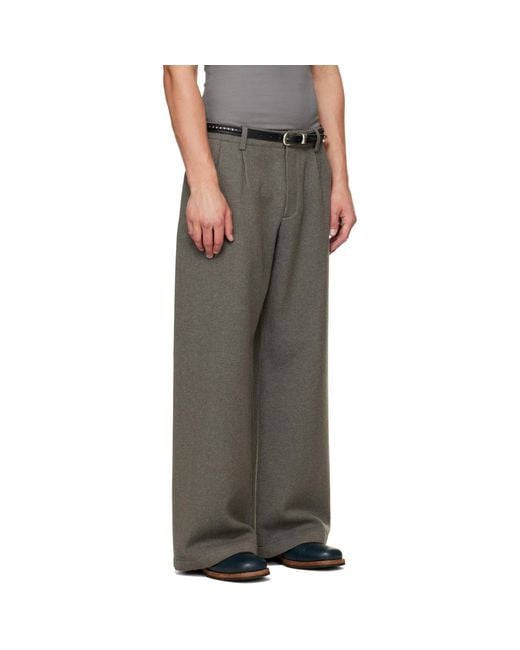 Our Legacy Gray Bridge Chino Trousers for men