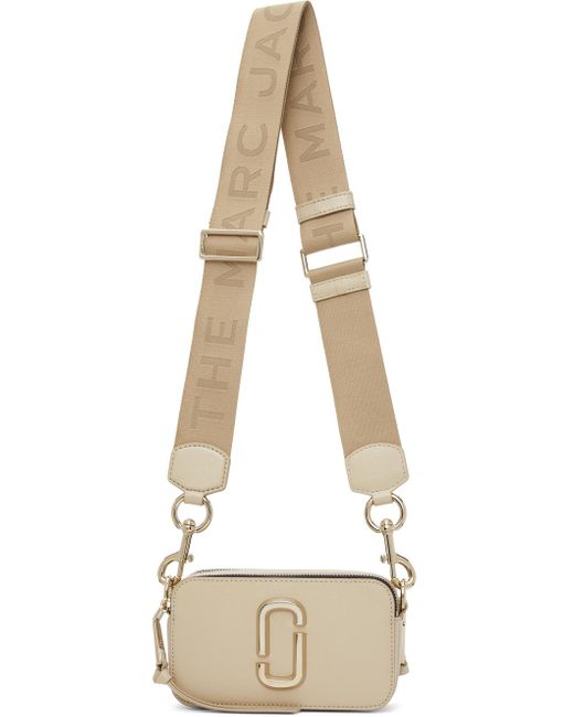 Marc Jacobs Dtm 'the Snapshot' Bag in Natural Lyst