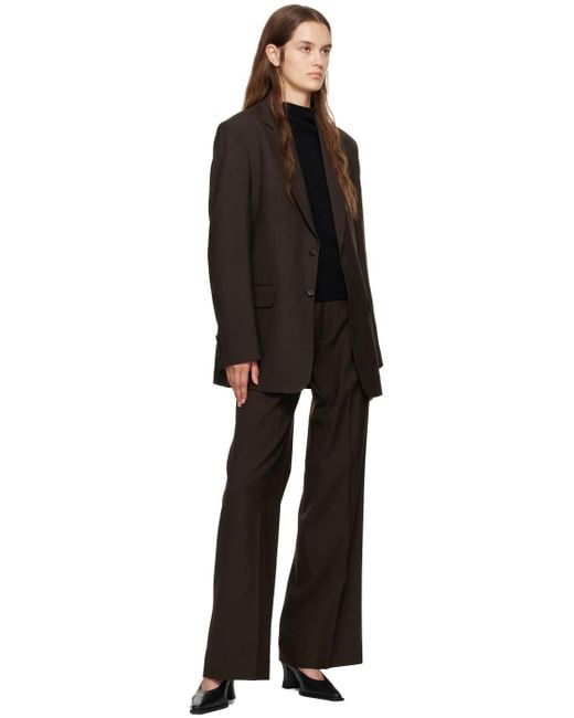 Filippa K Darcey Wool Trousers in Black | Lyst Filippa K Darcey Wool Trousers in Black | Lyst