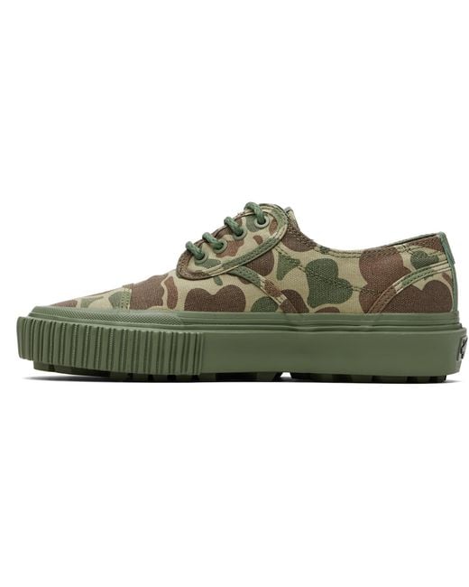 (w)taps Green Khaki Vans & Oamc Edition Seylynn Sneakers for men
