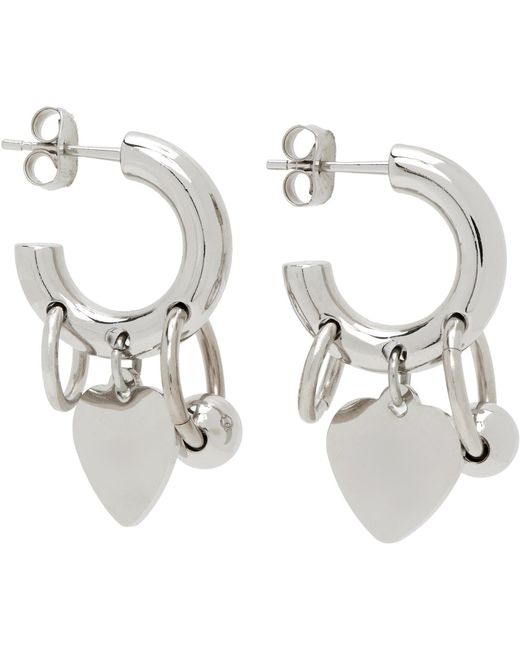 Justine Clenquet Metallic Kiki Earrings