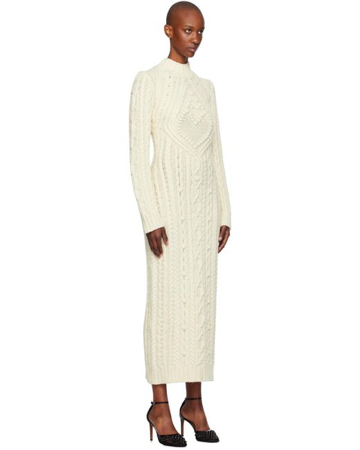 Cable knit maxi dress hotsell