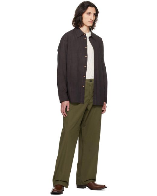 Hope Green Wind Trousers for men