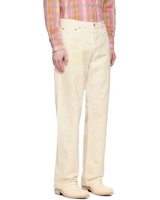 sunflower White Off- Loose-Fit Jeans for men