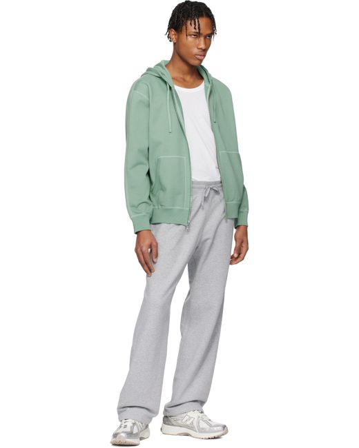 Reigning Champ Green Midweight Terry Standard Zip Hoodie for men