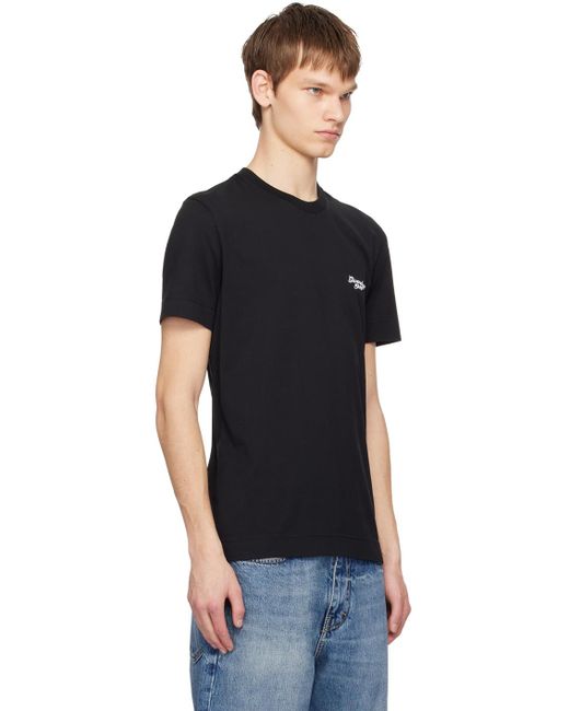 T-shirt ajusté noir Givenchy pour homme en coloris Black