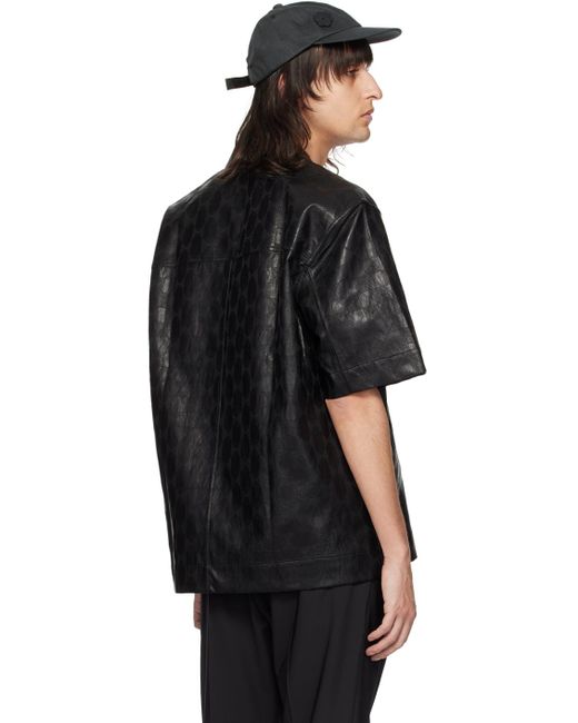 Song For The Mute Black Checke Shirt for men