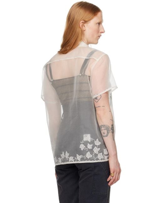 Bode Multicolor White Ivy Shirt