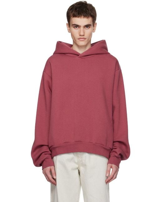 Acne Red Flag Hoodie for men