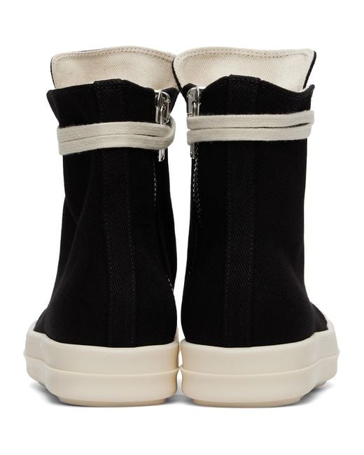 Rick Owens Black Tower Sneaks Sneakers