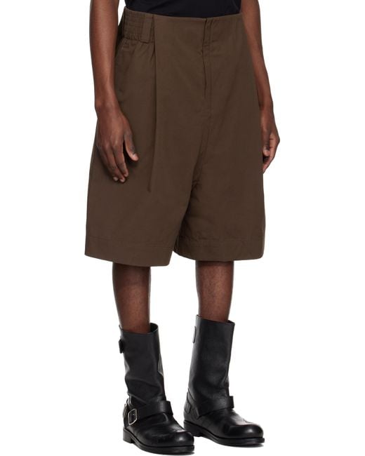 pet tree kor 23ss shorts 変形 Pet Tree Kor Tension Shorts in Brown for Men | Lyst