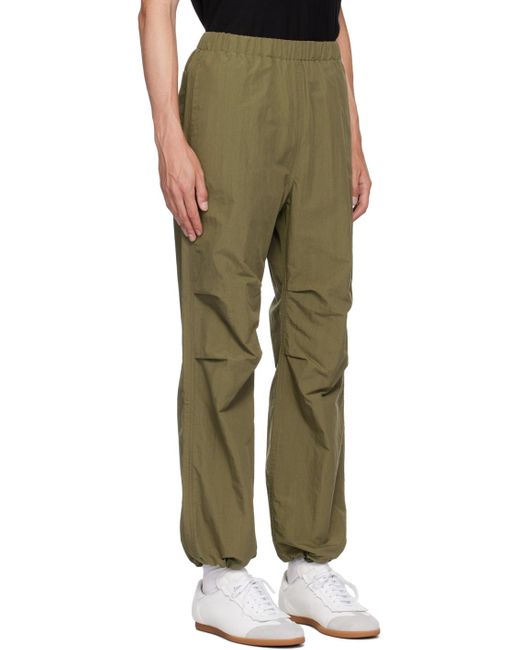 John Elliott Green Khaki Himalayan Parachute Trousers for men