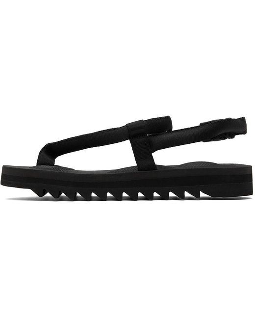 Suicoke Black Kat-3 Sandals for men