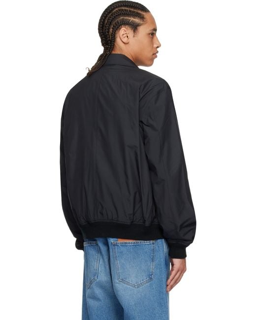 Polo Ralph Lauren Black Packable Taffeta Bomber Jacket for men