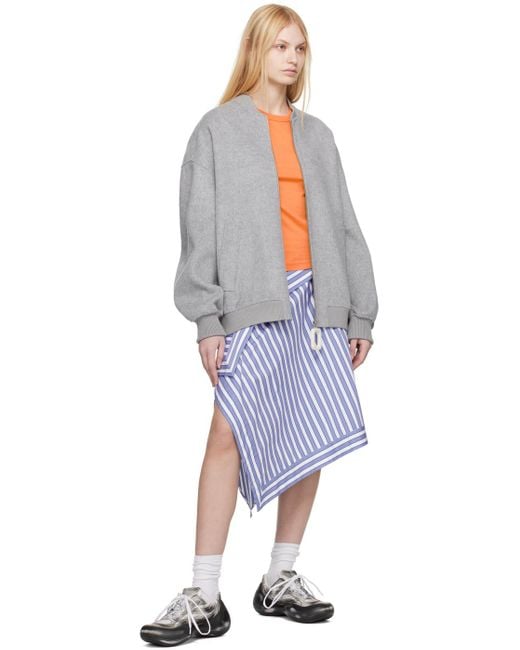 JW Anderson White & Gray Bumper Hike Sneakers in Black | Lyst