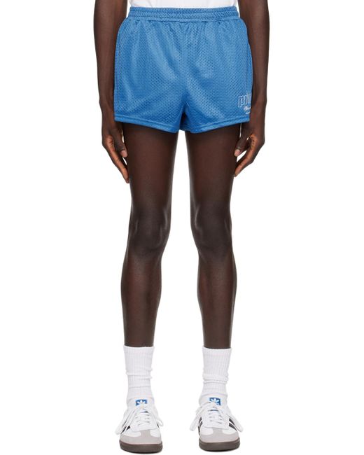 Sporty & Rich Blue Prince Edition Shorts for men