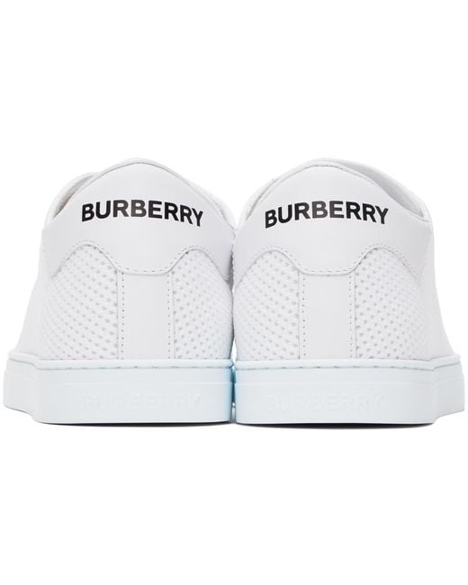 Burberry Black Embossed Sneakers for men
