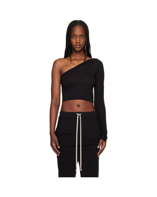 Rick Owens Black Temple Ziggy T-Shirt