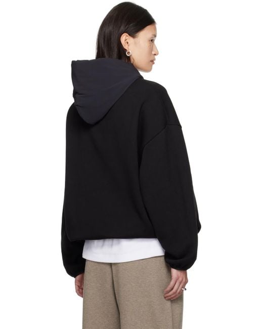 Fear Of God Black Bonded Hoodie