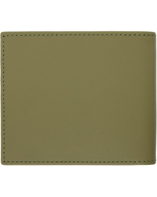 A.P.C. Green Khaki Aly Wallet for men