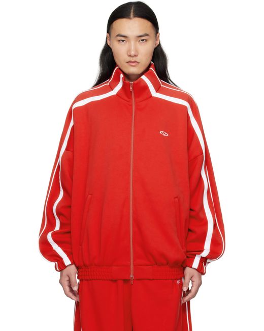 Vetements Oval Logo Gym Track Jacket in Red for Men | Lyst 