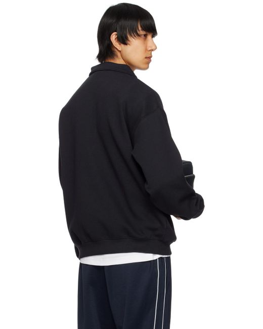 Lacoste Black Loose-fit Sweatshirt for men