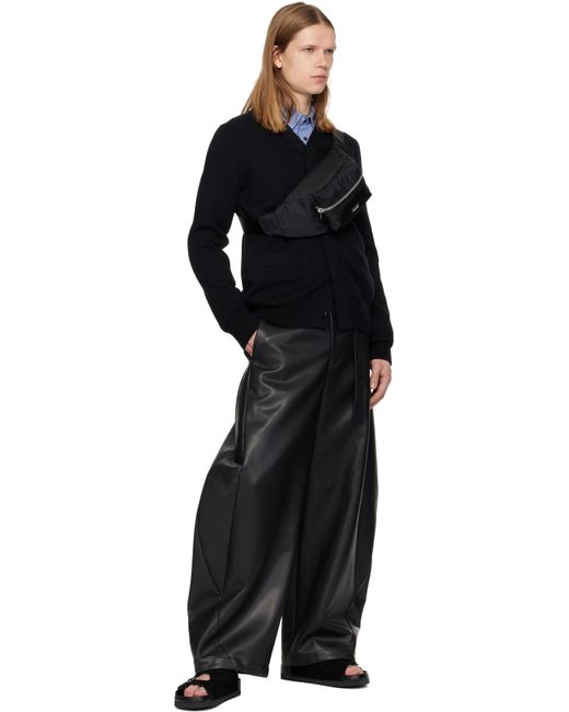 Sacai メンズ ブラック ポケット ベルトバッグ 【公式通販】