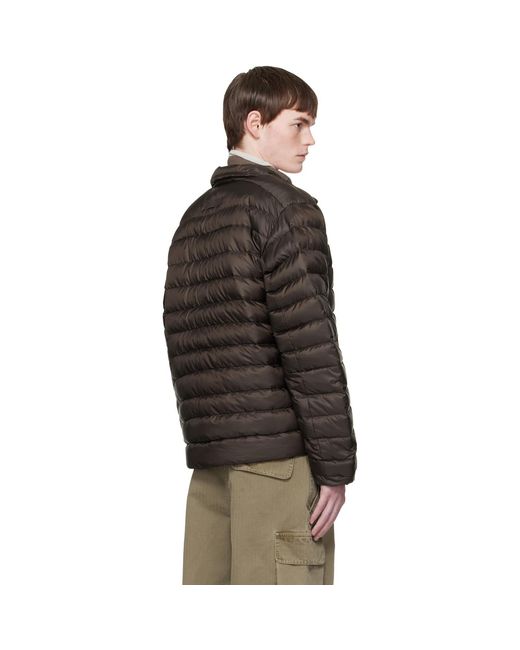 Canada Goose Black 'Tonal Label' Stratus Down Jacket for men