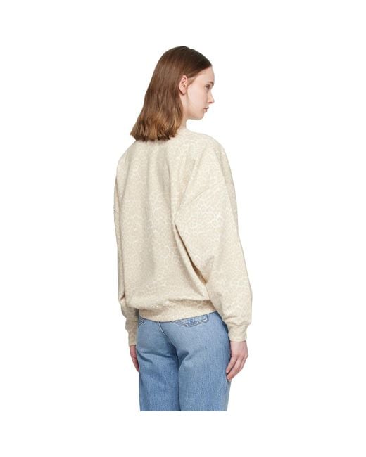 Anine Bing Natural Miles Sweatshirt