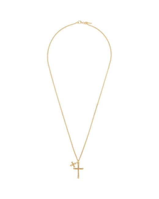 Emanuele Bicocchi Metallic Pendant Necklace for men