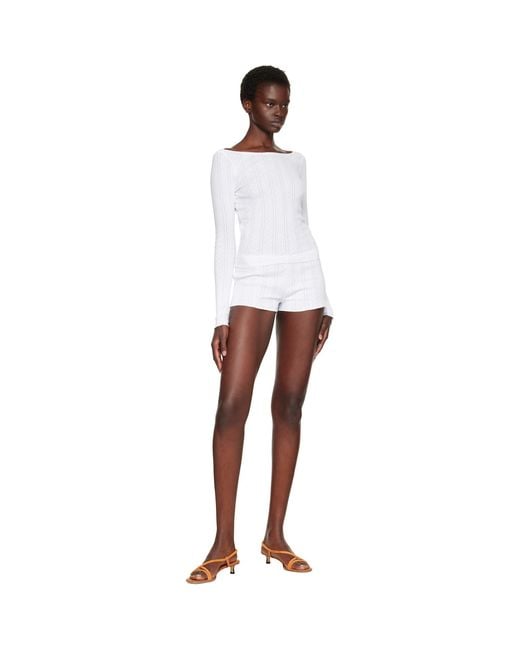 Cou Cou White 'The Bateau' T-Shirt