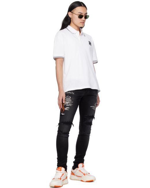 Baskets Ma-1 Blanc Et Jaune Amiri pour homme en coloris Black