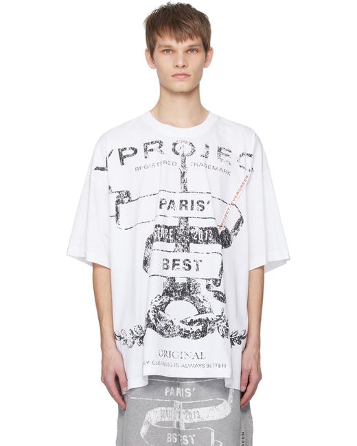 メンズ Y. Project ホワイト Paris' Best Tシャツ White