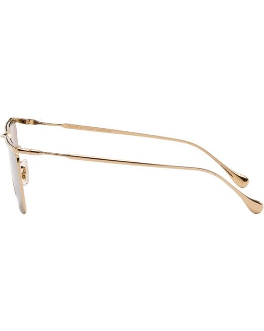 Jil Sander Gray Oliver Peoples 'Edition 2' Wireframe Sunglasses